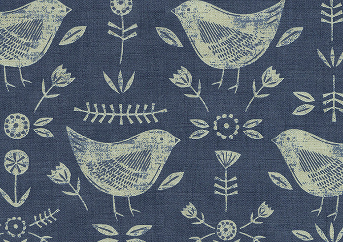 Narvik, Blue - Roman Blind - Image 6